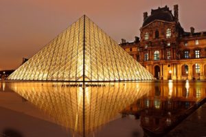 The pyramids of the Louvre